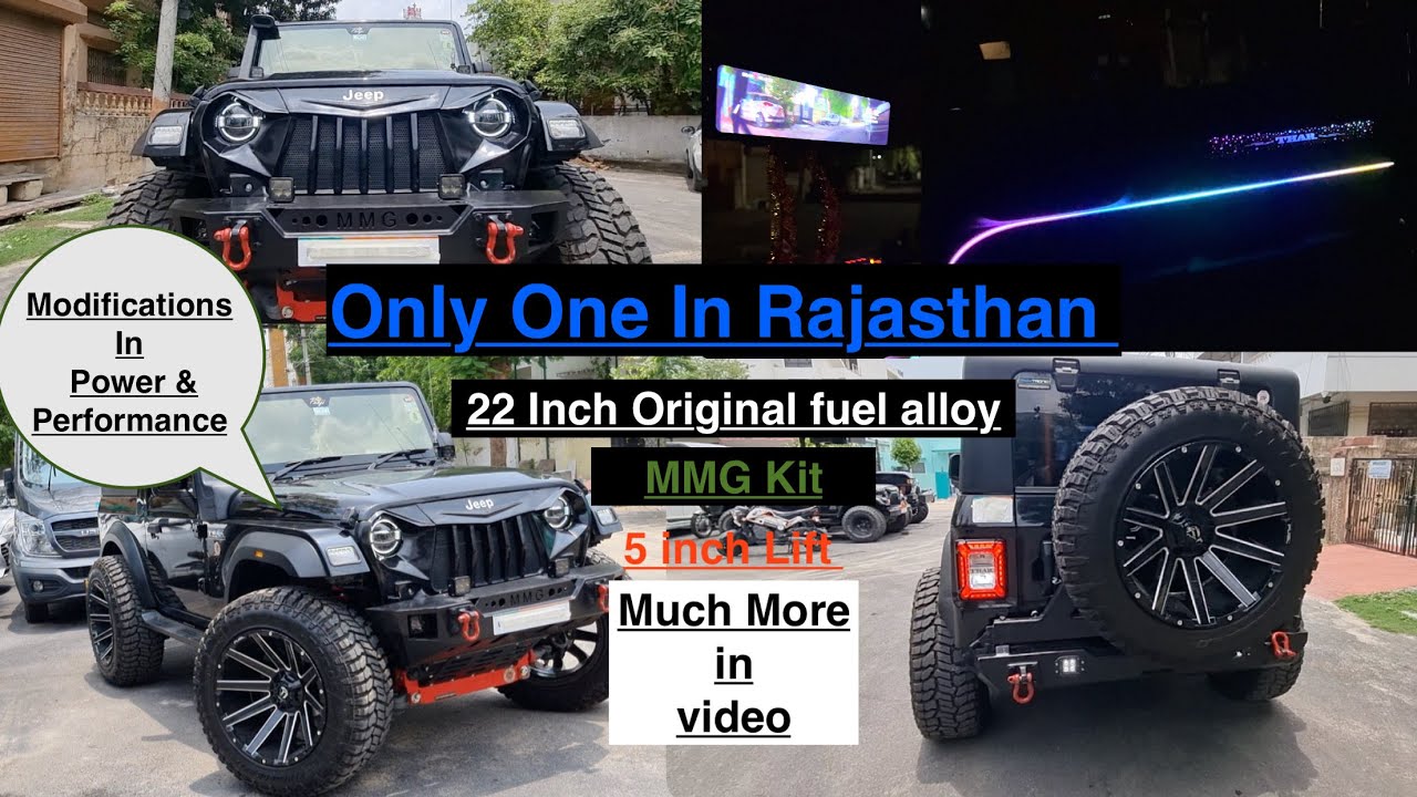 Full Modified Thar Only One ☝️ In Rajasthan ❤️ 🔥| #mahindra #thar #2023 #youtubevideo #youtubegrowth