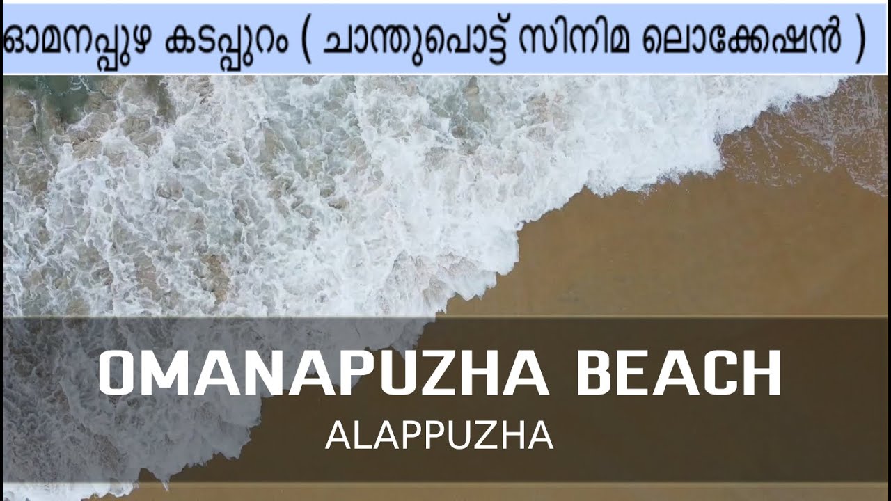 Drone View | Omanapuzha beach | Alappuzha | Kerala. ഓമനപ്പുഴ കടപ്പുറം(ചാന്തുപൊട്ട് സിനിമ ലൊക്കേഷൻ )