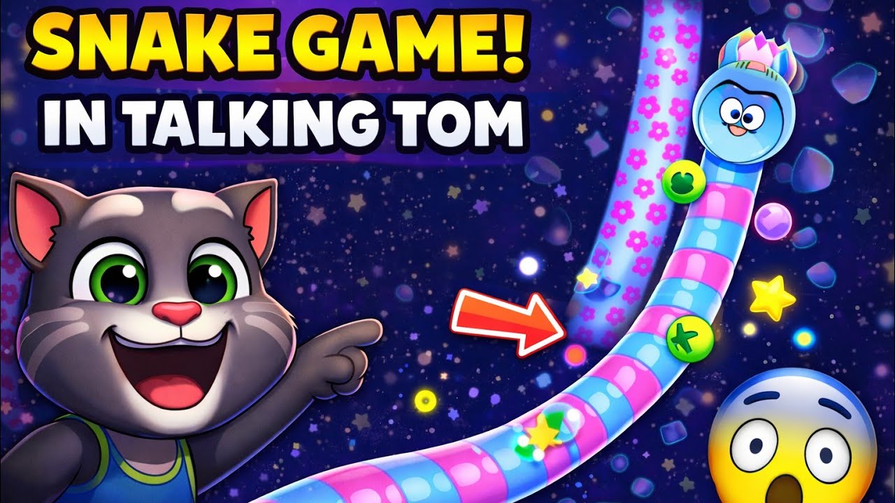Super Fun Snake Game in Talking Tom!