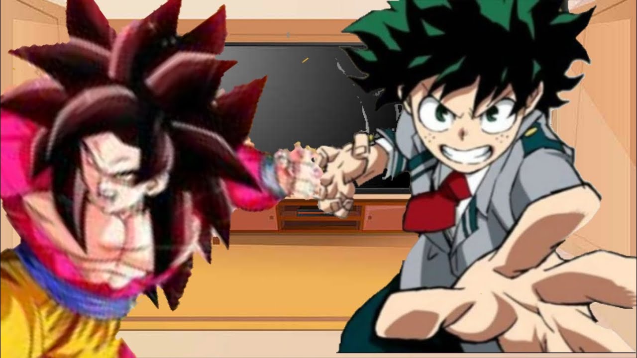 bnha reacciona a el dragon ball rap de gt