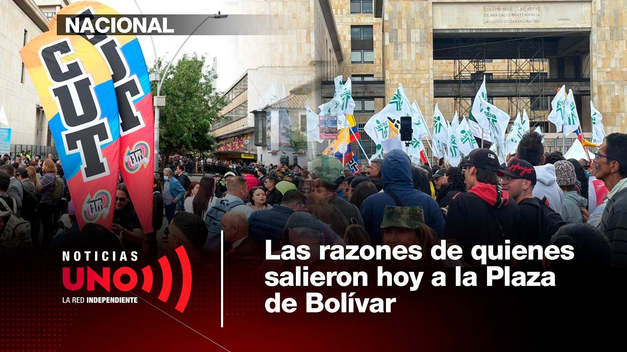 La defensa del salario mínimo, el motivo de la movilización en la Plaza de Bolívar | Noticias UNO