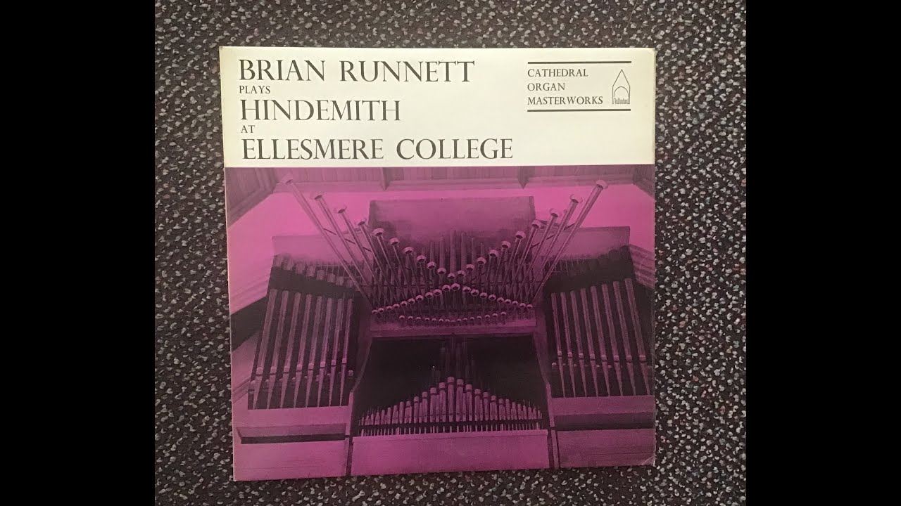 Brian Runnett plays Hindemith at Ellesmere College