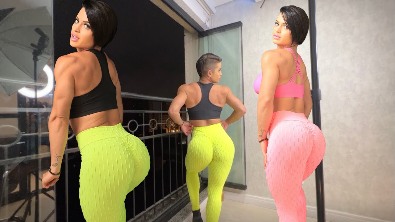 LEGGINGS COLORIDAS - ENSAIO YANNE FITNESS