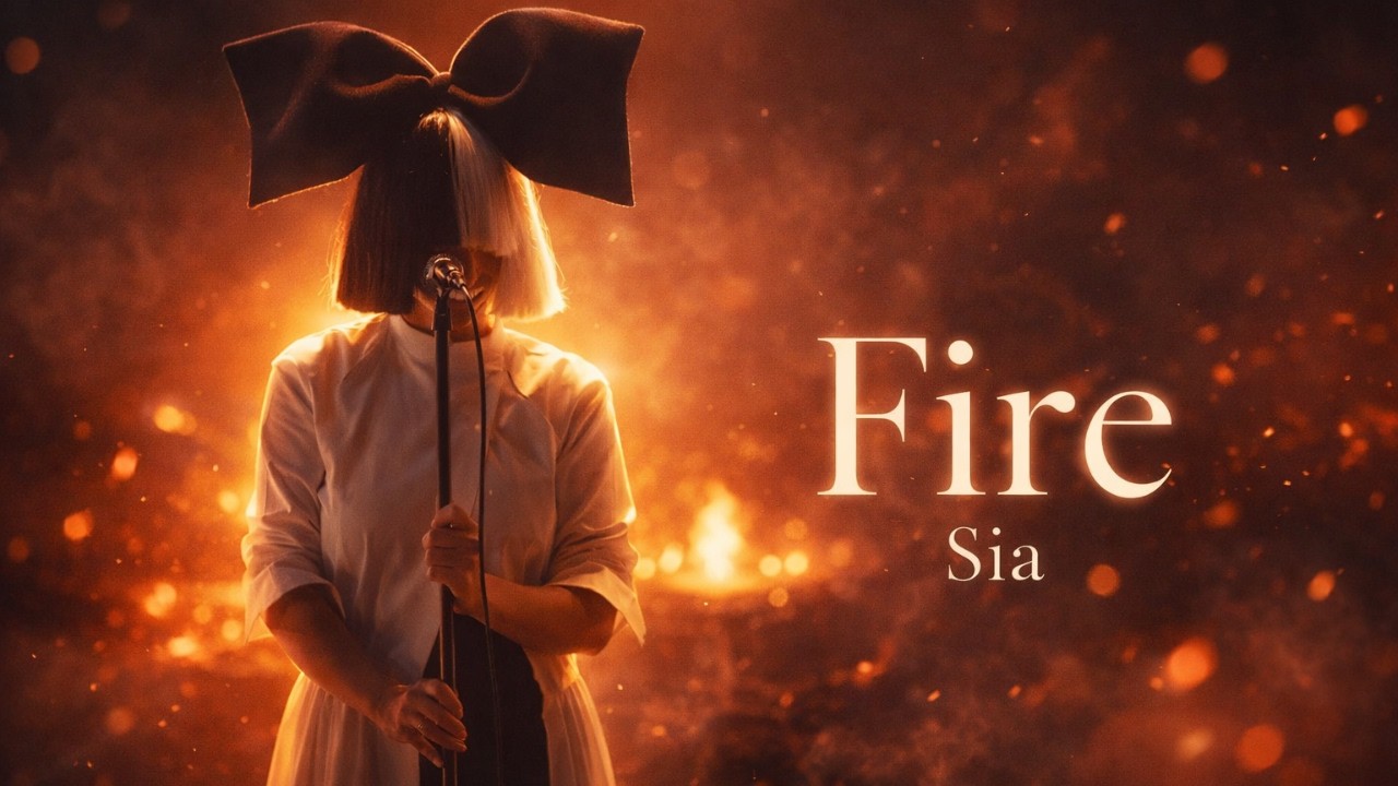 Sia - Fire (2026 Lyrics Video) | Emotional Pop Ballad | Powerful Love Song
