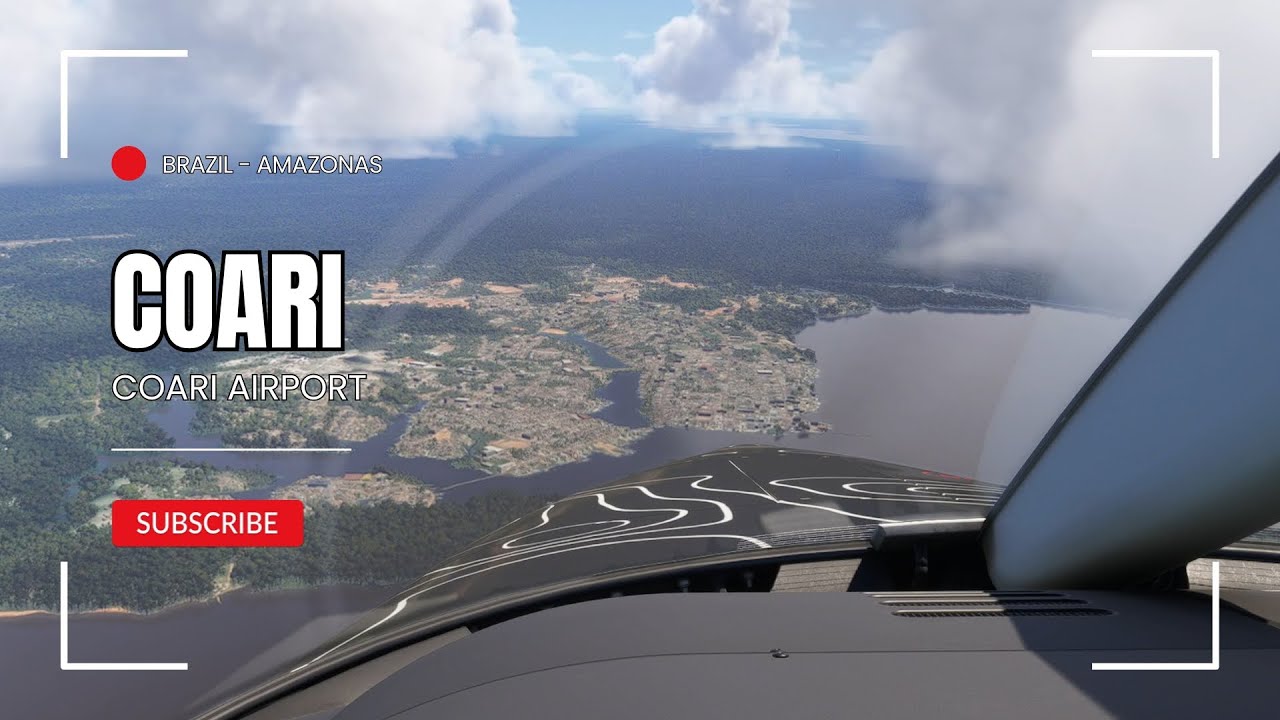 Landing in Coari | Amazonas Brazil | Coari Airport (SWKO) #fs2024 #rtx5090 #amazonas #coari #brazil