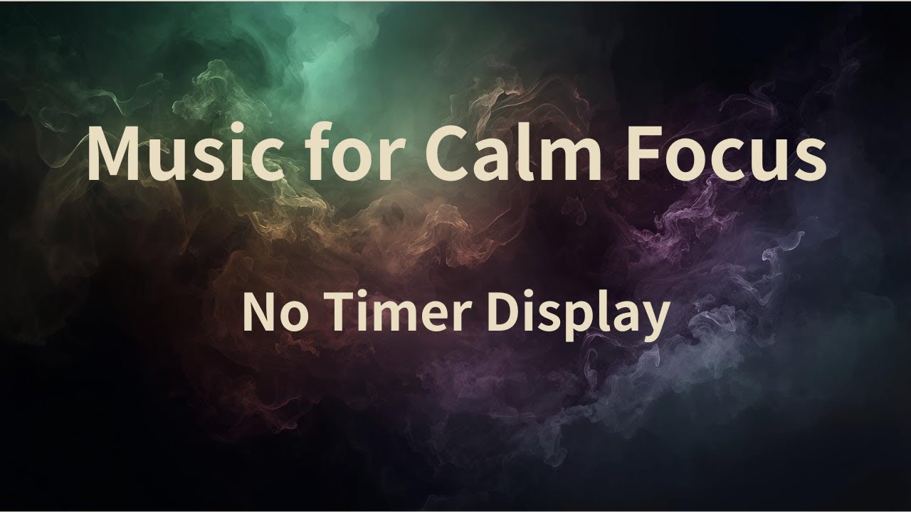 Deep Moss ❘Focus with Pomodoro 25/5 | Deep Work Music | Screen Uncluttered (No Timer)