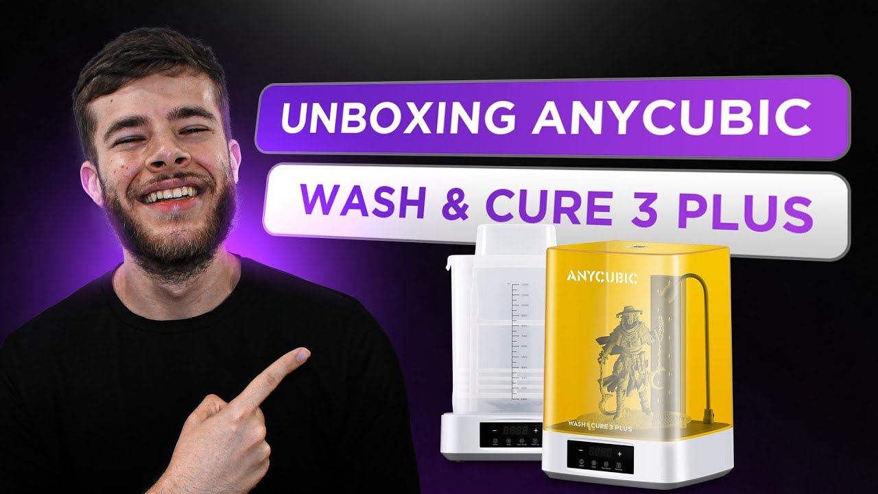 Unboxing Anycubic Wash & Cure 3 Plus: Equipamento Essencial para Grandes Produções de Impressão 3D!