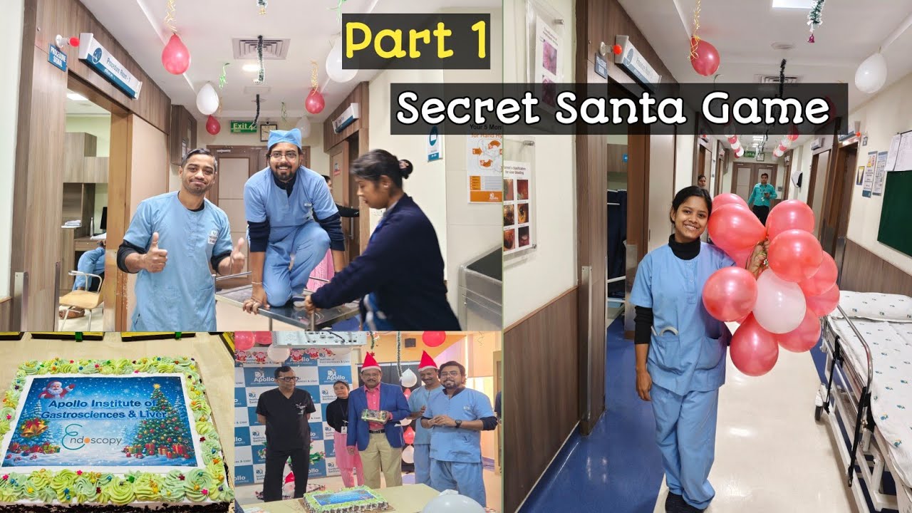 Secret Santa in Our Office 🎅// Christmas Party ✨//Part -1🎄