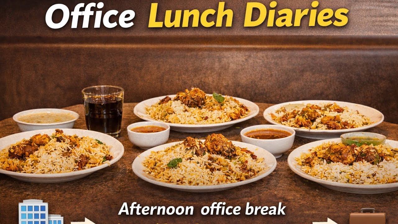 ಮಧ್ಯಾಹ್ನದ lunch = ಬಿರಿಯಾನಿ love ❤️🔥#OfficeLunch#BiryaniLovers#BiryaniTime#LunchBreak
