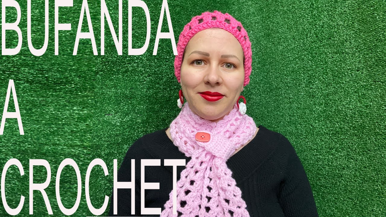 PASO A PASO PARA TEJER BUFANDA A CROCHET