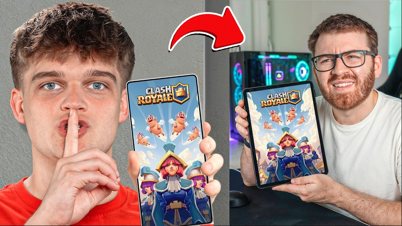 I Controlled His Clash Royale Games for a Day