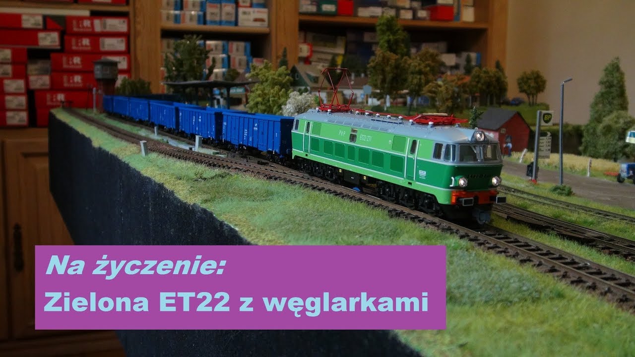Na życzenie: Zielona ET22 z węglarkami