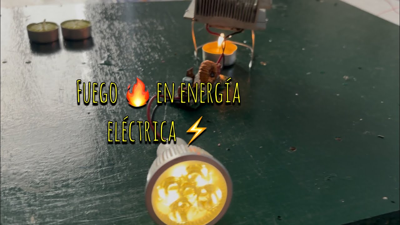 Convertire il calore di una vela  🕯️ in energia elettrica ⚡️