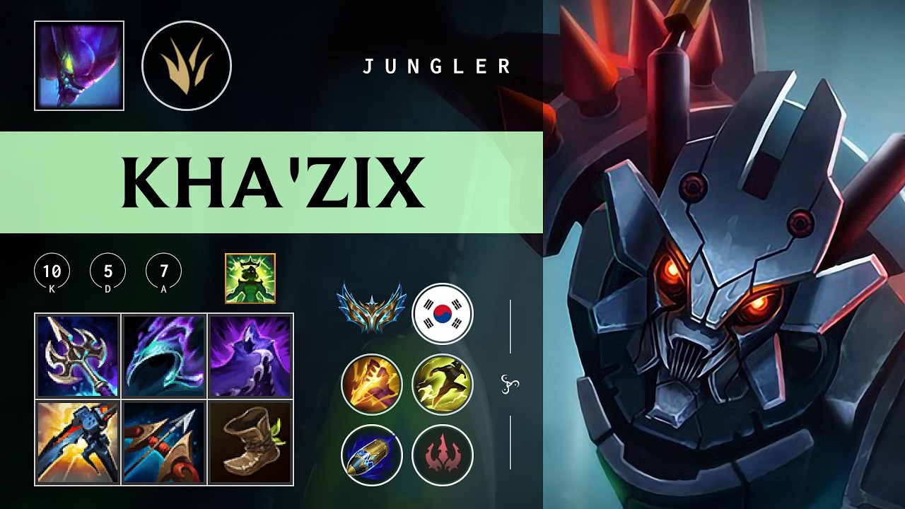 Kha'Zix Jungle vs Sylas - KR Challenger Patch 26.04