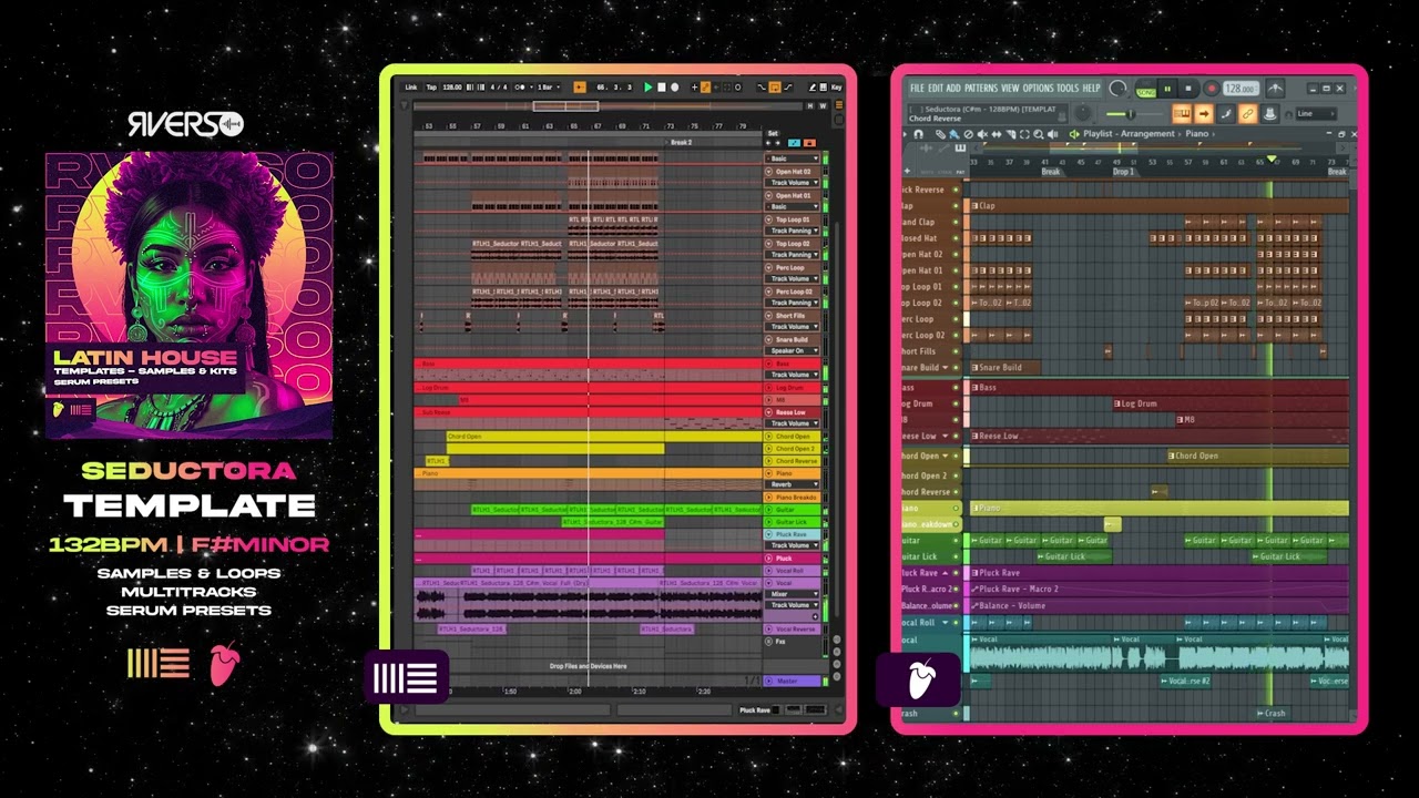 Seductora (Latin House Ableton Live & FL Studio Teampltes) [Serum Presets]