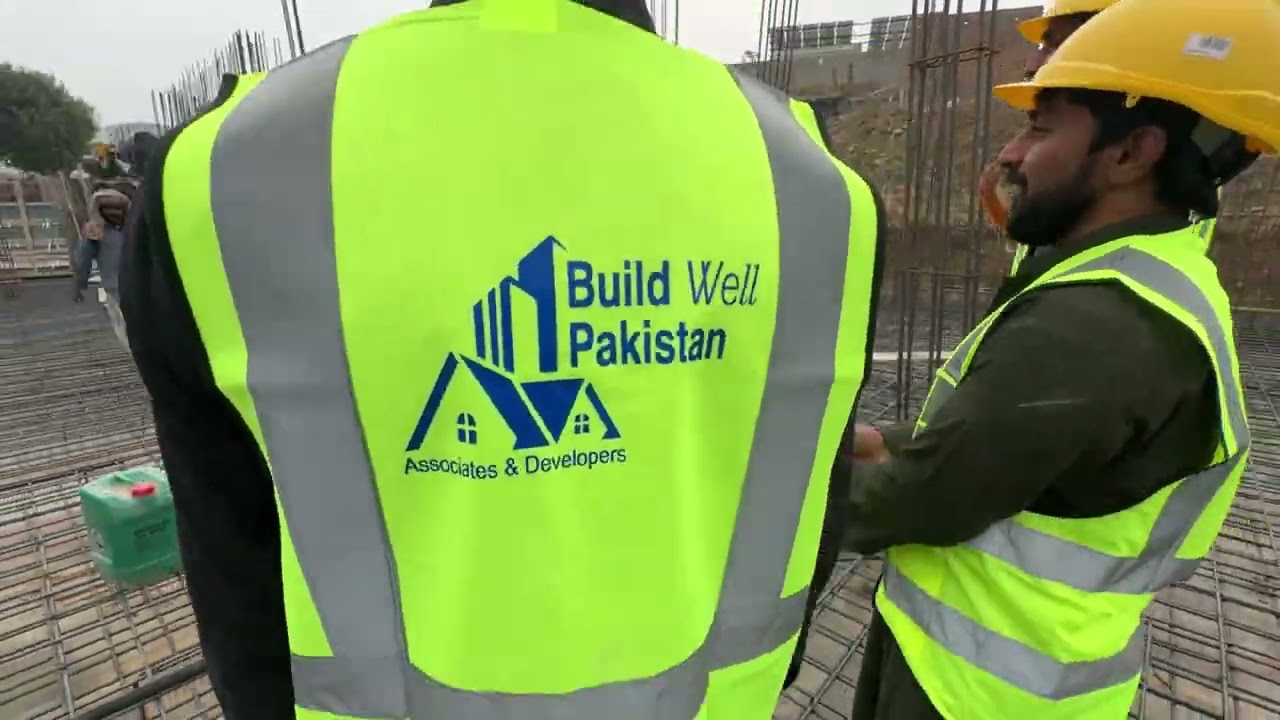 Bahria Town phase 7 project raft concrete feeling  🏗️🦺 🚧 