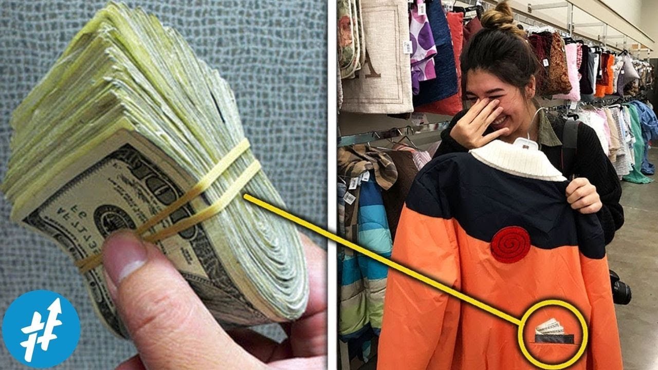 Beli Baju Di TOKO BEKAS, Malah Nemu DUIT Segepok