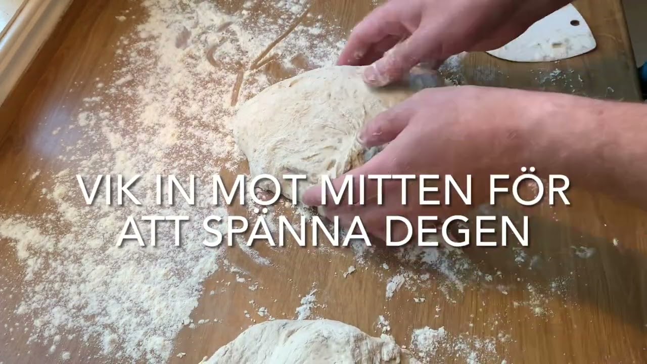Surdegsbröd på råg och dinkel