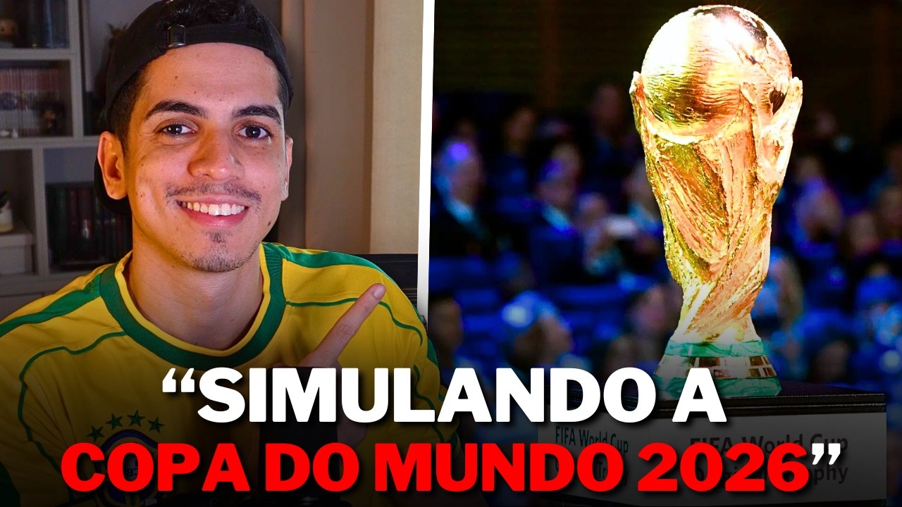 Simulando toda a Copa do Mundo 2026