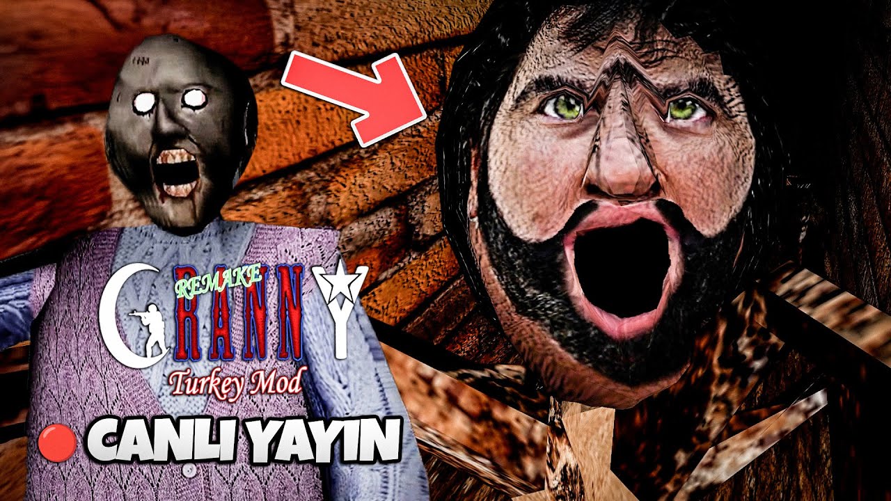 ÇORUMLU GRANNY'NİN EVİNDEN ZOR MODDA KAÇIŞ! - GRANNY TURKEY MOD 🔴CANLI YAYIN