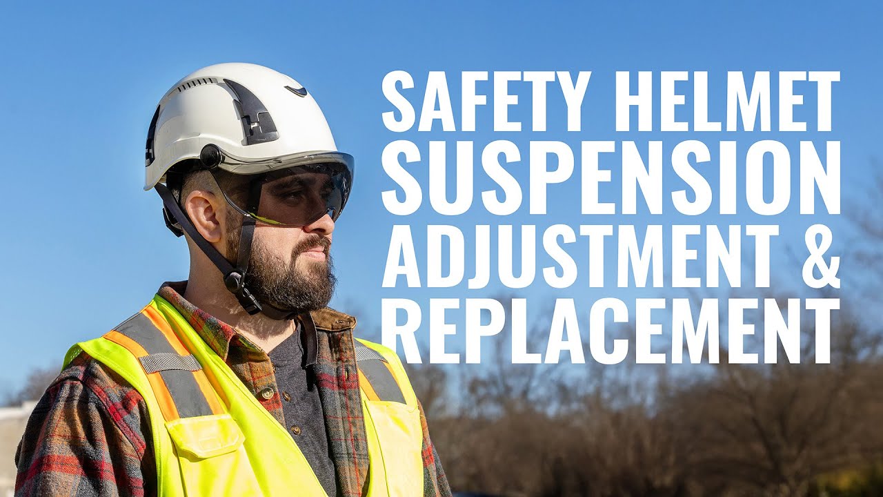 Safety Helmet Suspension Adjustment & Suspension Replacement