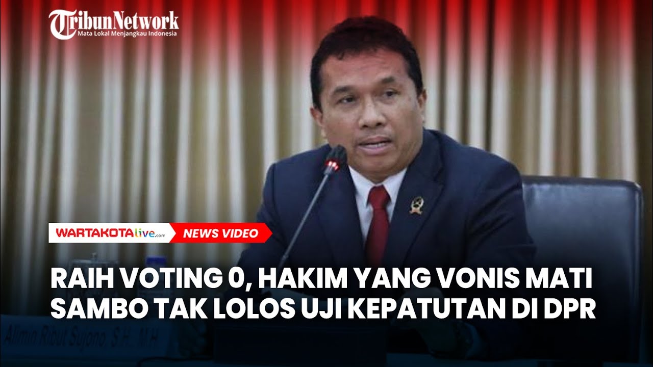 DPR RI 'Tendang' Hakim yang Vonis Mati Ferdy Sambo