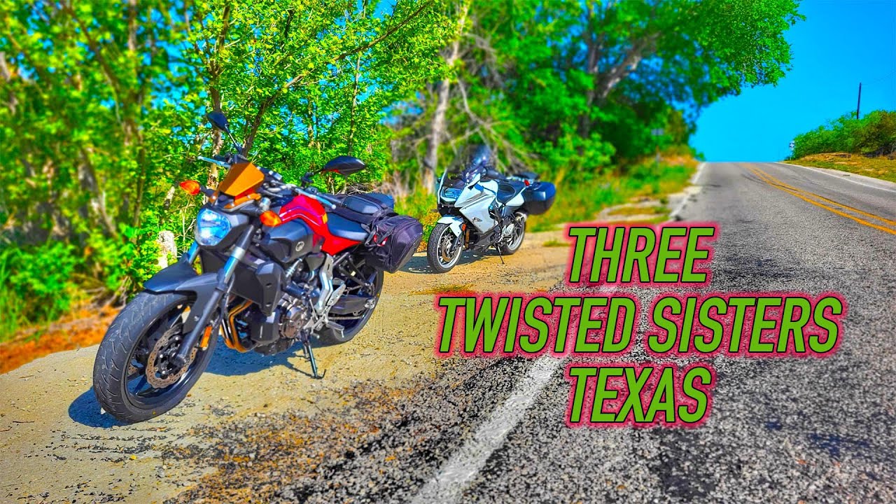 Taking comfort in the Three Twisted Sisters [best Texas motorcycle roads]