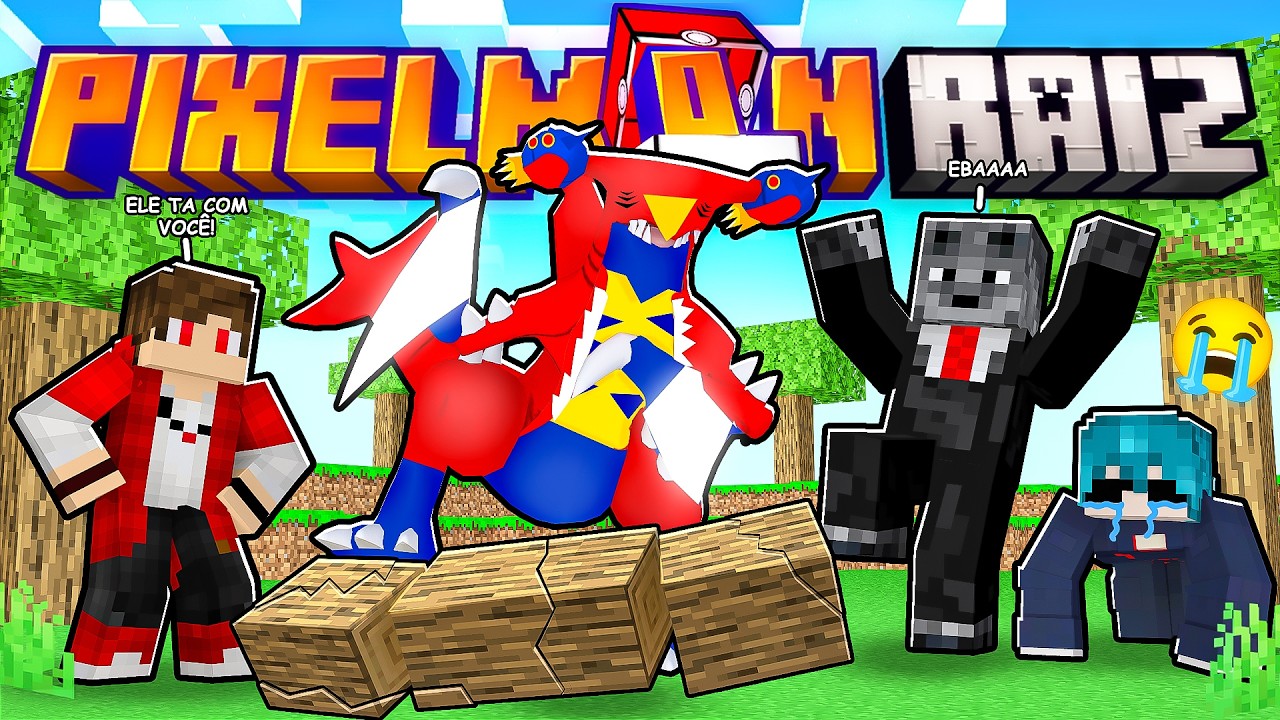 DEPOIS DE 1 ANO... MEU ANTIGO AMIGO VOLTOU NO PIXELMON RAIZ NO MINECRAFT