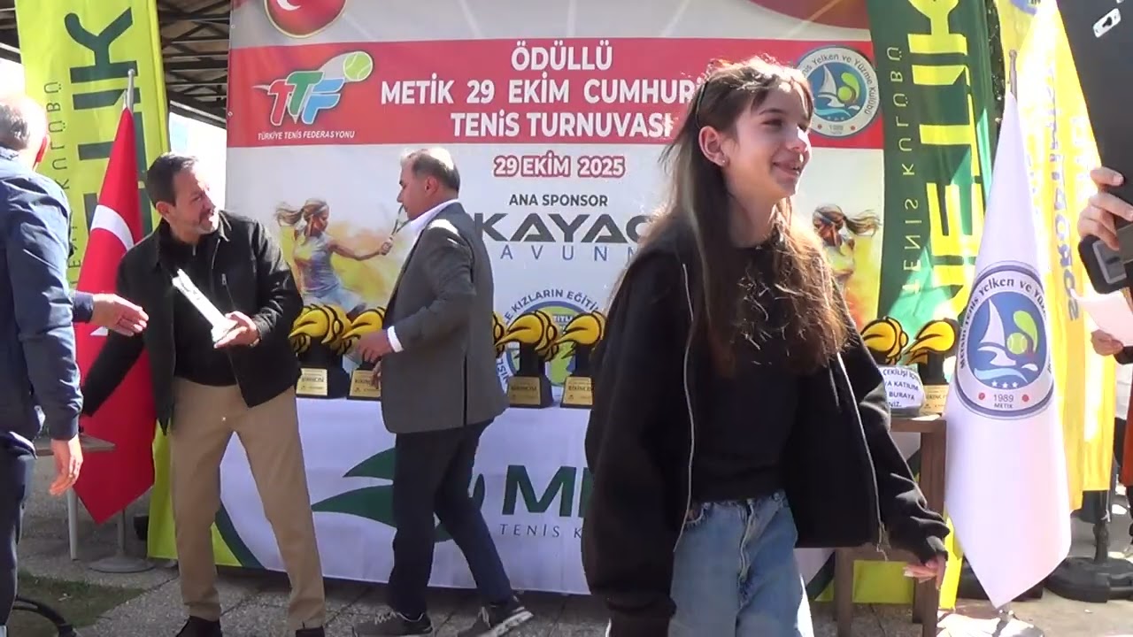 ÖDÜLLÜ METİK 29 EKİM CUMHURİYET TENİS TURNUVASI ÖDÜL TÖRENİ - 1 7 MART 2026