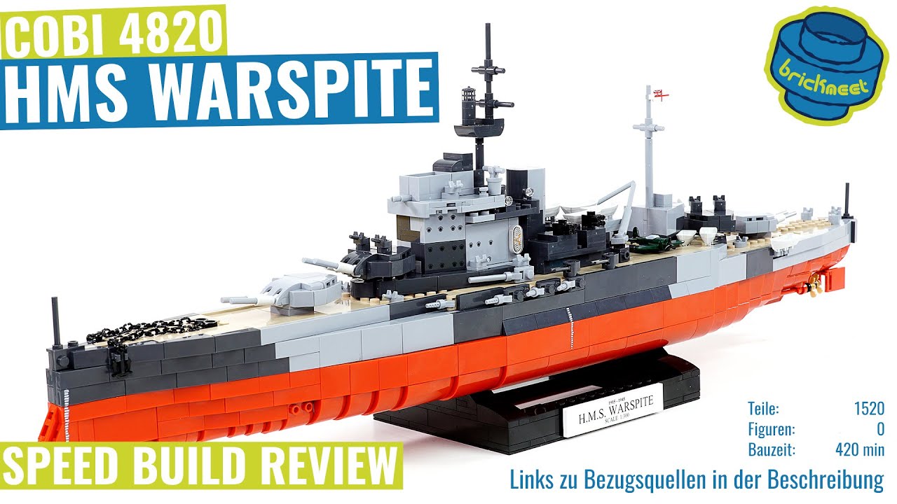 COBI 4820 HMS Warspite - Speed Build Review