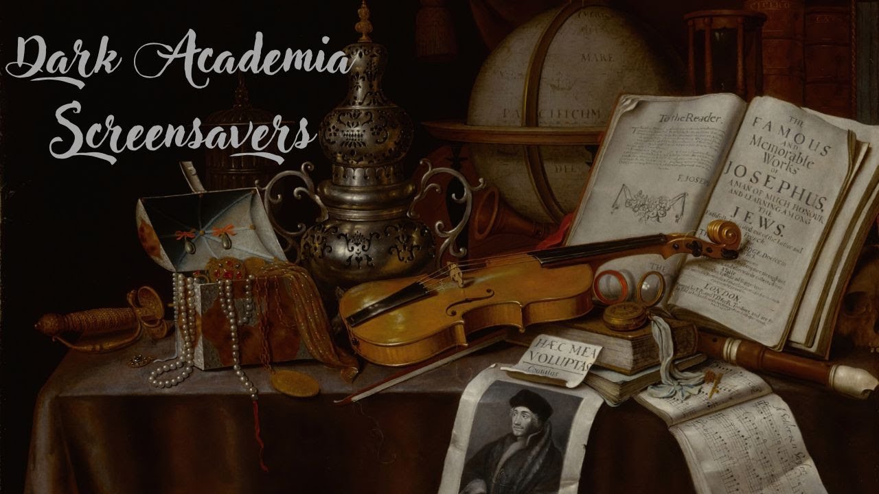 Incredible Dark Academia Art Screensavers! Classic Vintage Art Screensavers