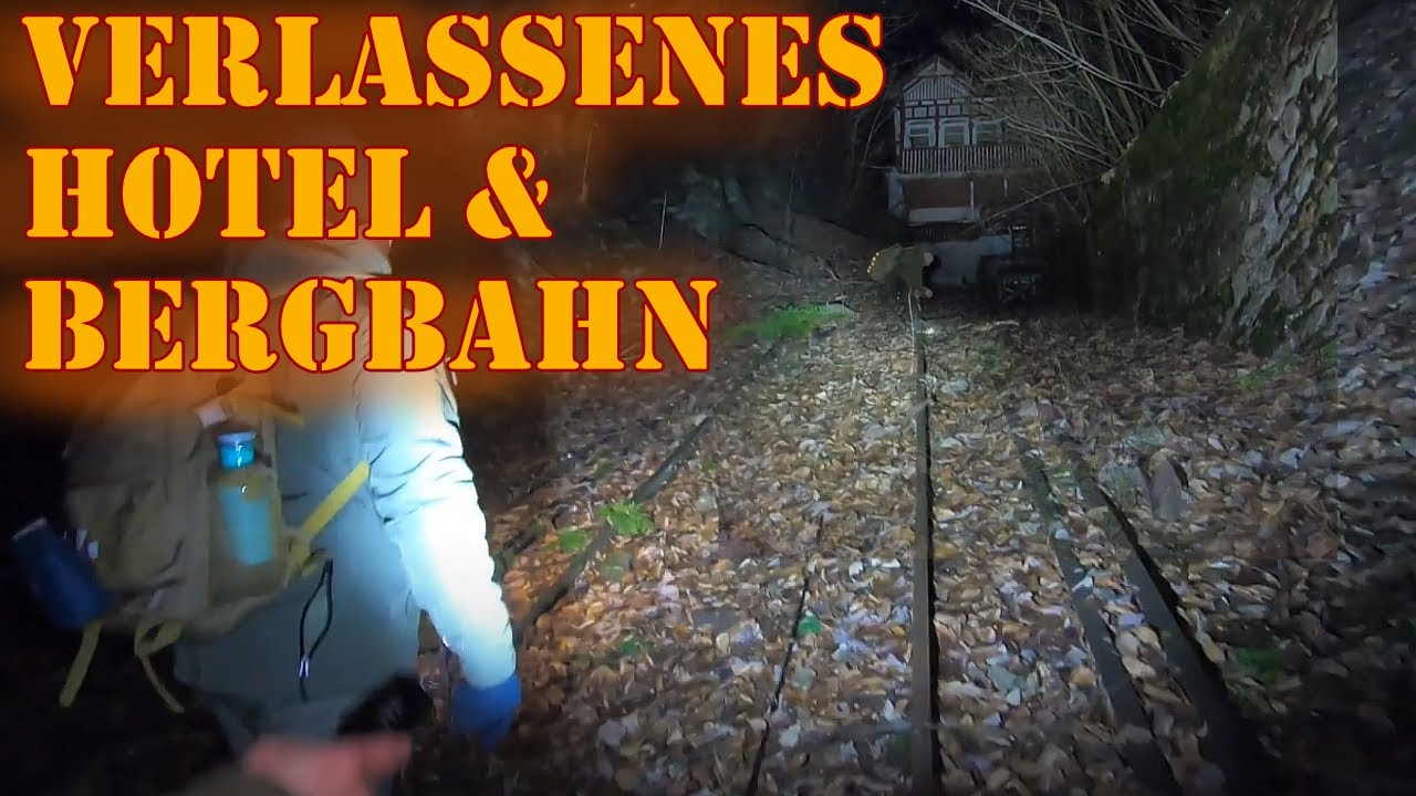 👻🏨 Lost Place: Wir laufen die Strecke der Malbergbahn bis zum verlassenen Hotel 🏨🚞