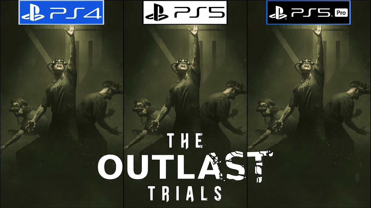 The Outlast Trials PS4 vs PS5 vs PS5 Pro - Graphics Comparison - Framerate - 4k