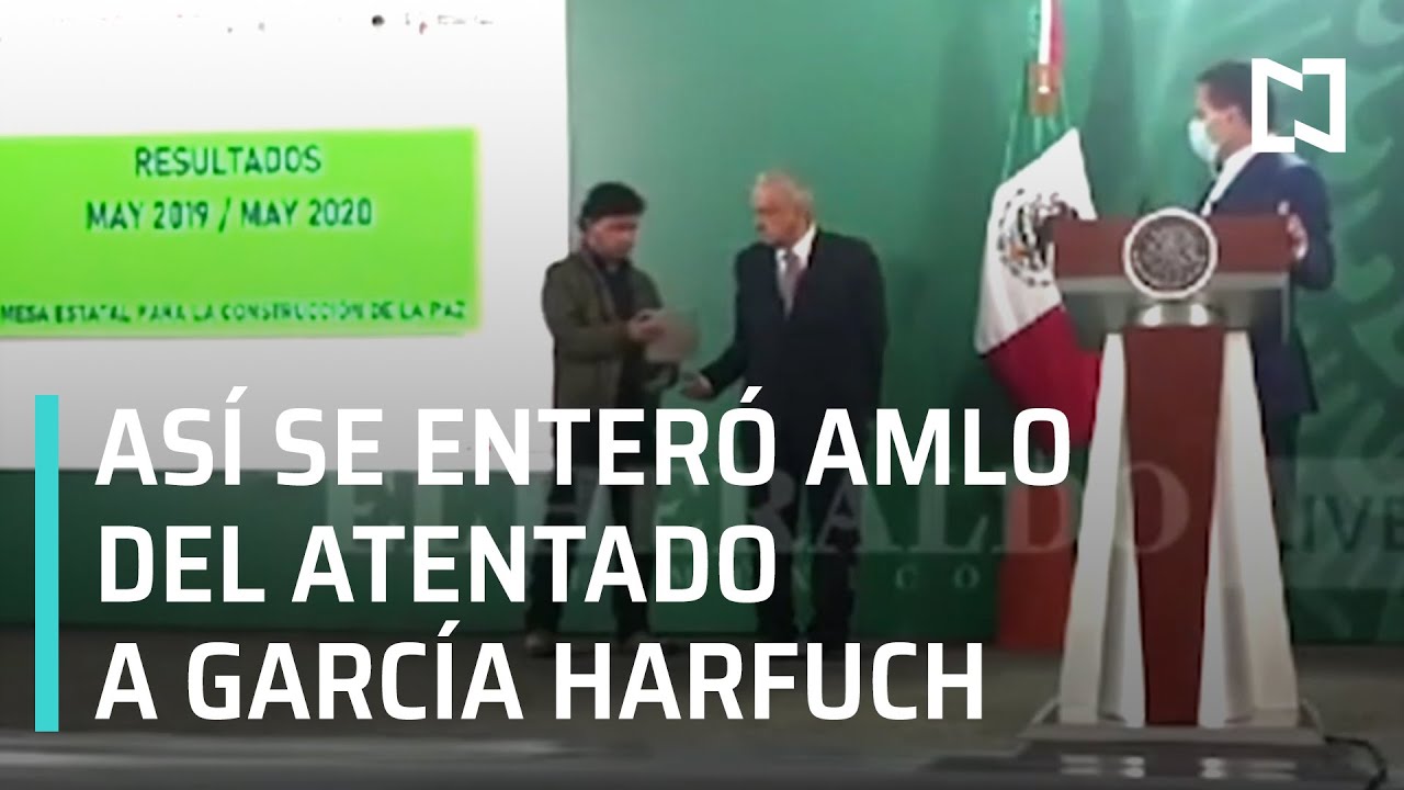 Reacción de AMLO en la mañanera al atentado a Omar García Harfuch - En Punto