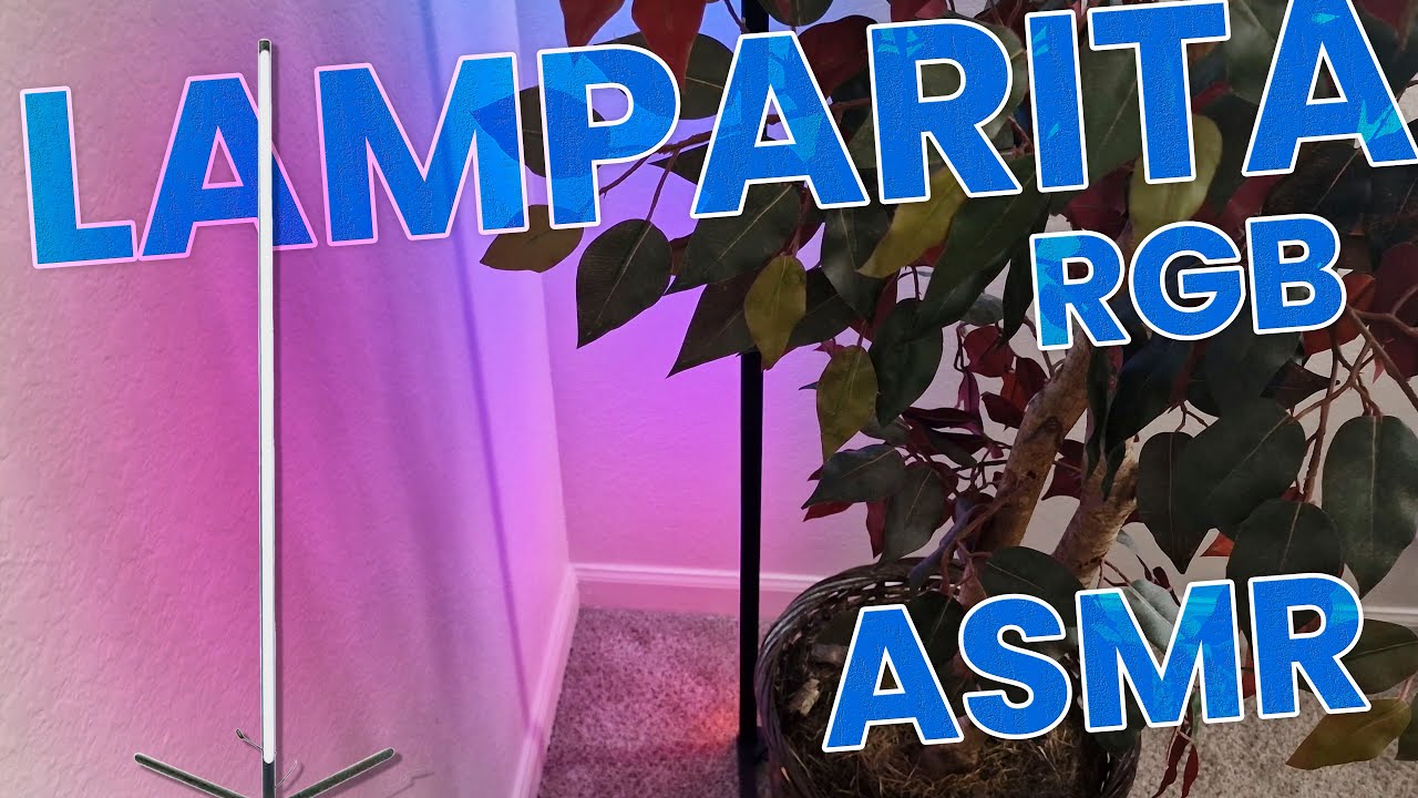 🔴 Unboxing de bonita Lámpara RGB de esquina con control remoto | ASMR