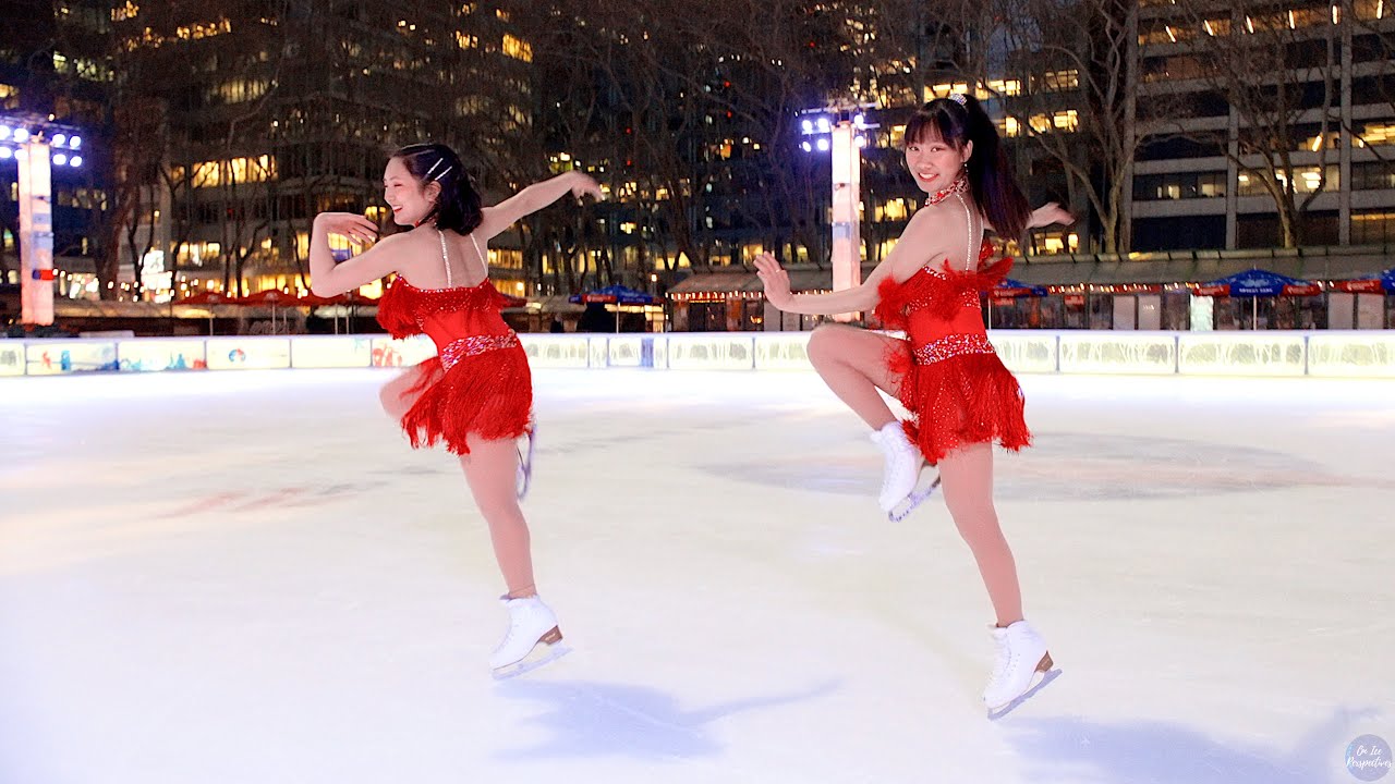 Shadow Dancing in Bryant Park, with with Chiara and Natalie Tan (Silver Samba)