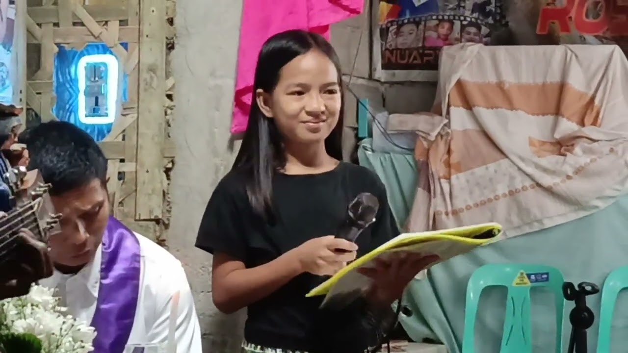 Funeral bible service of late  Candida Sato Traya @Brgy Sikitan