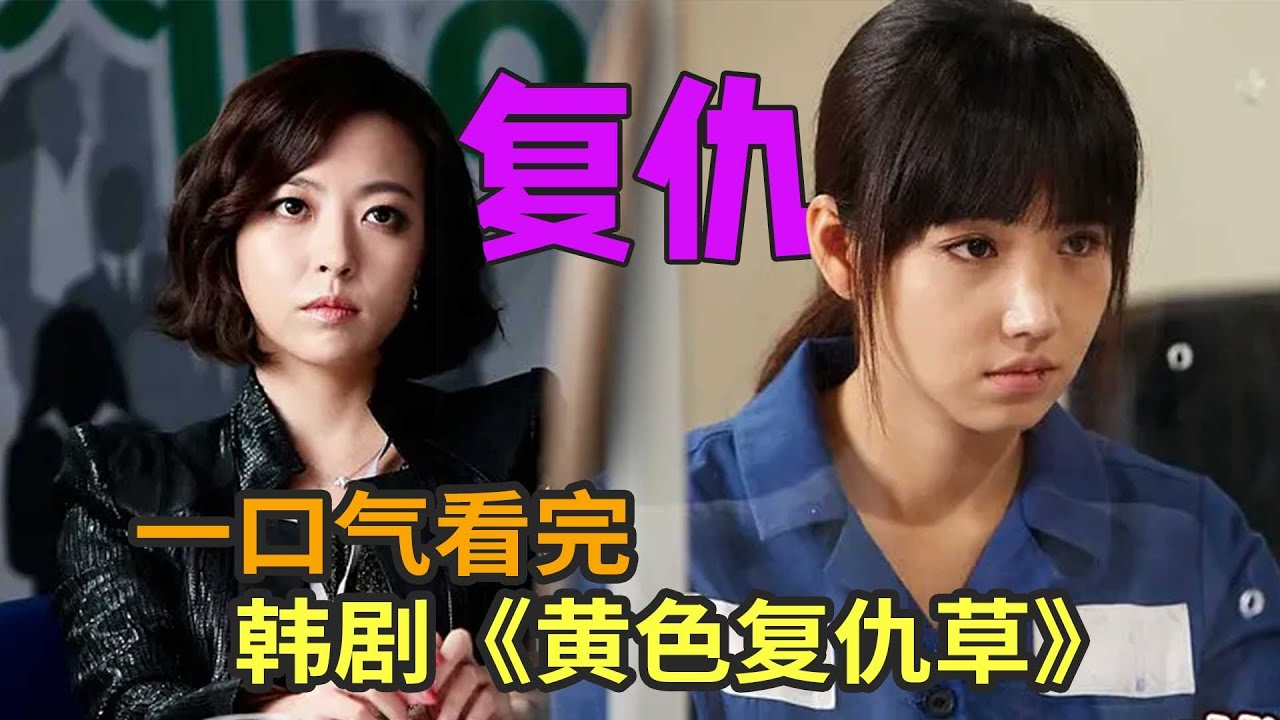 女孩背负冤屈走上复仇之路，韩剧《黄色复仇草》一口气看完