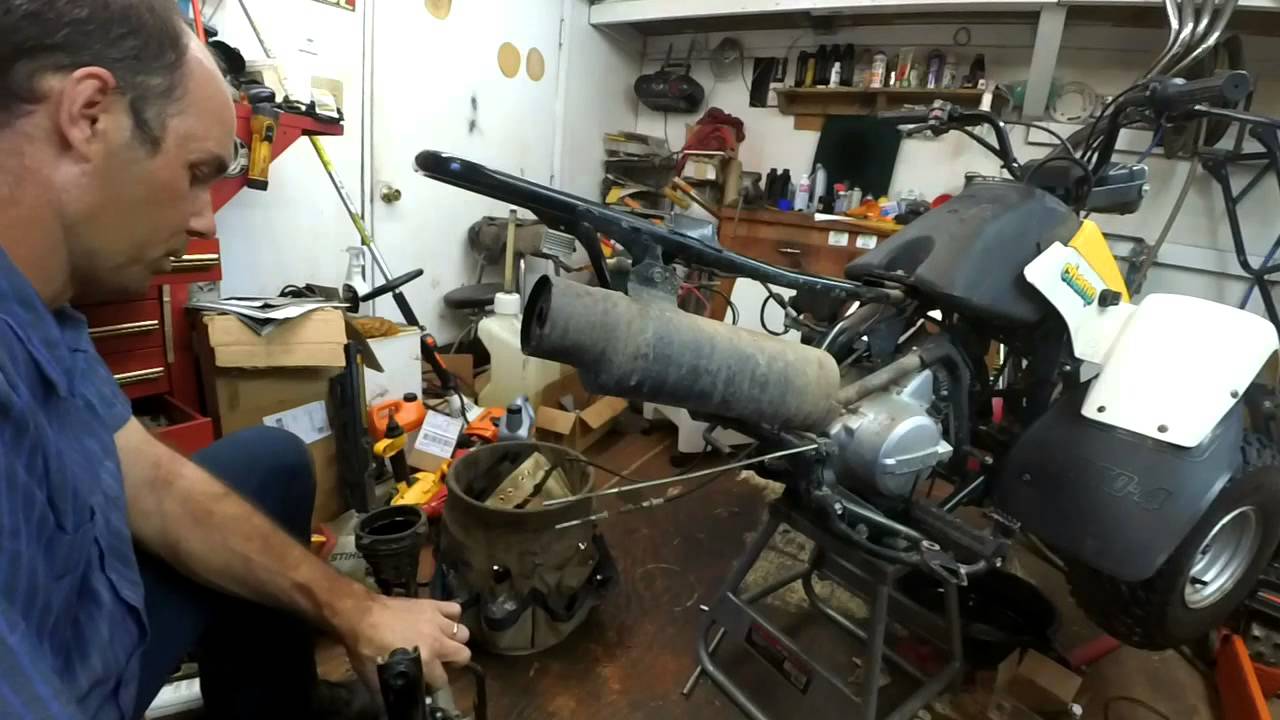 Yamaha Champ drive shaft transmission repair