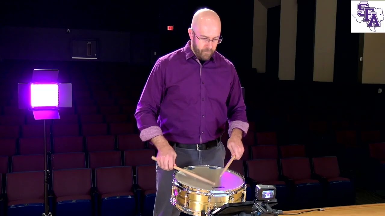 TPSMEA Middle School Year Z Snare Etude, Dr. Brad Meyer (performer), SFASU