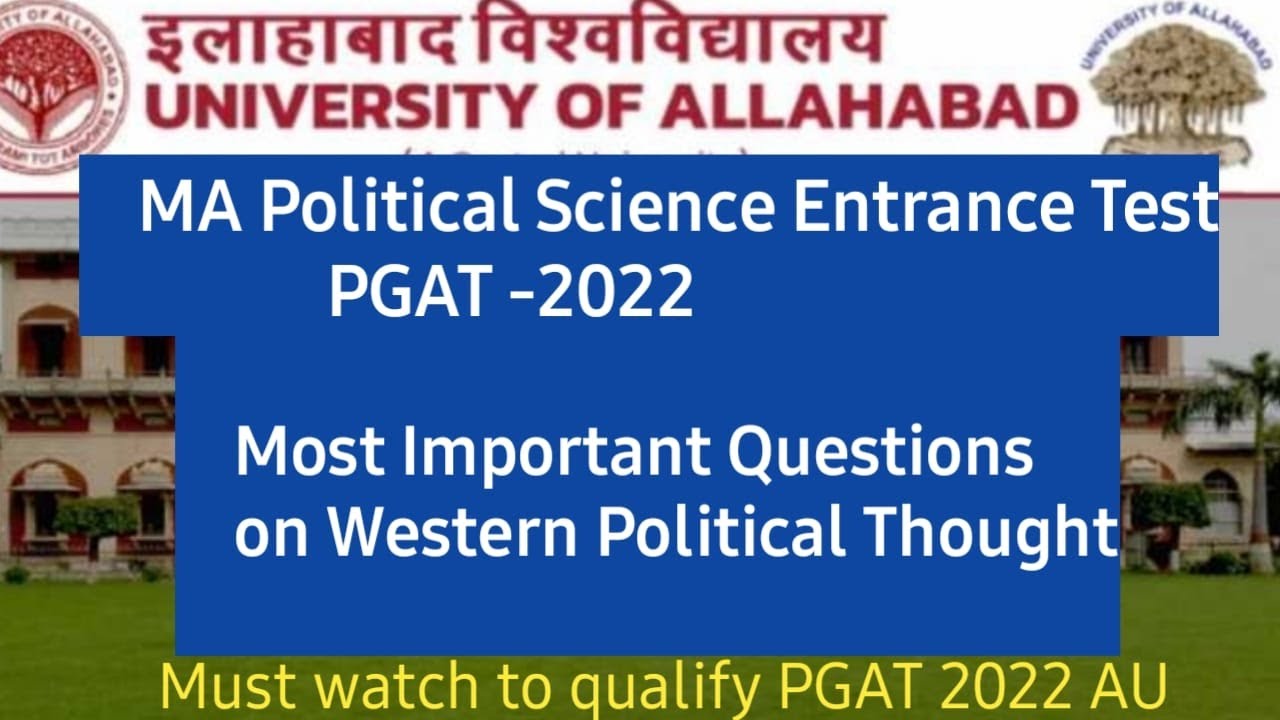 MCQs Practice | Western Political Thought | Political Science #MA #PGAT2022 #UGCNet #MAentrance