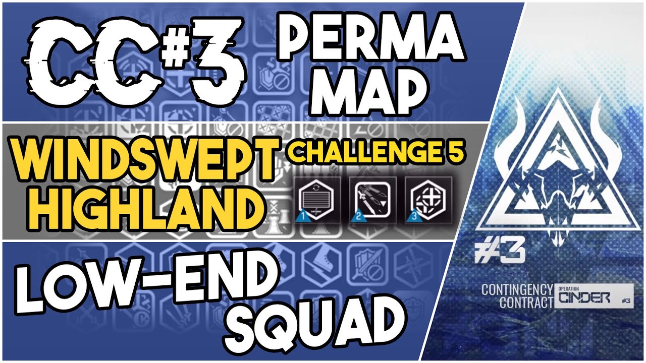 CC#3 Permanent Map - Windswept Highland Challenge 5 | Low End Squad |【Arknights】