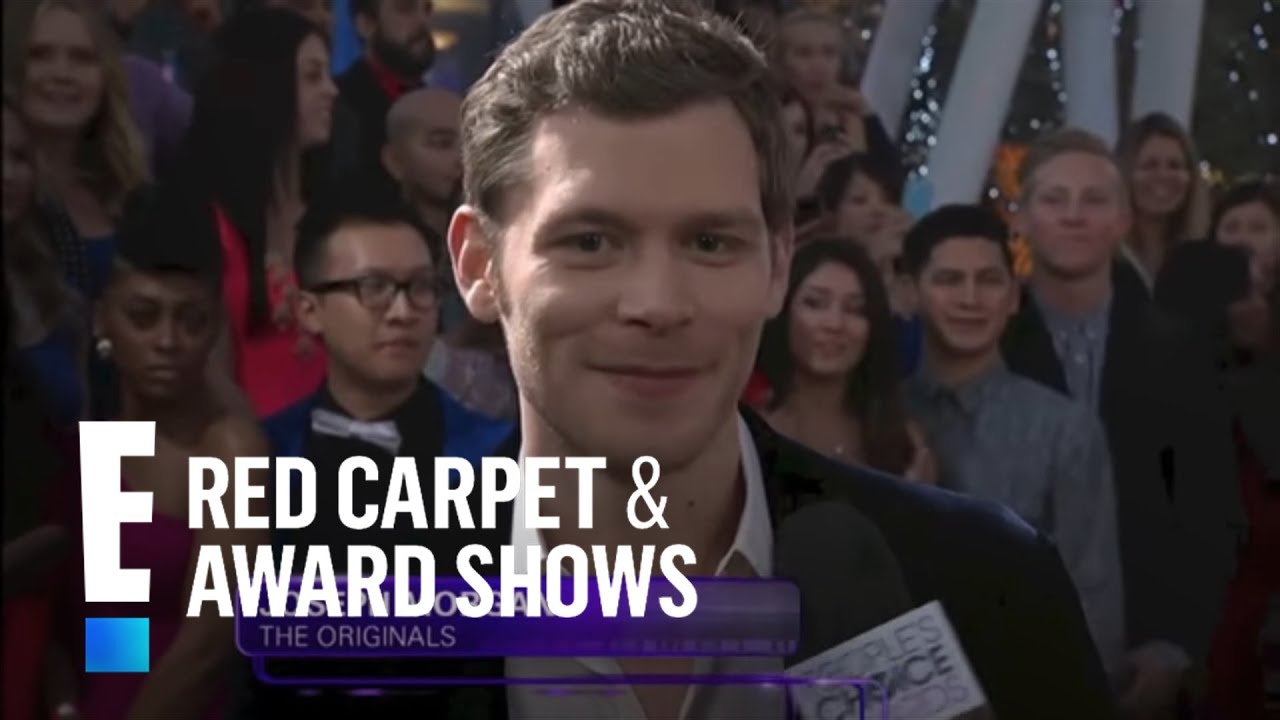 Joseph Morgan Wins on the Red Carpet | E! People's Choice Awards