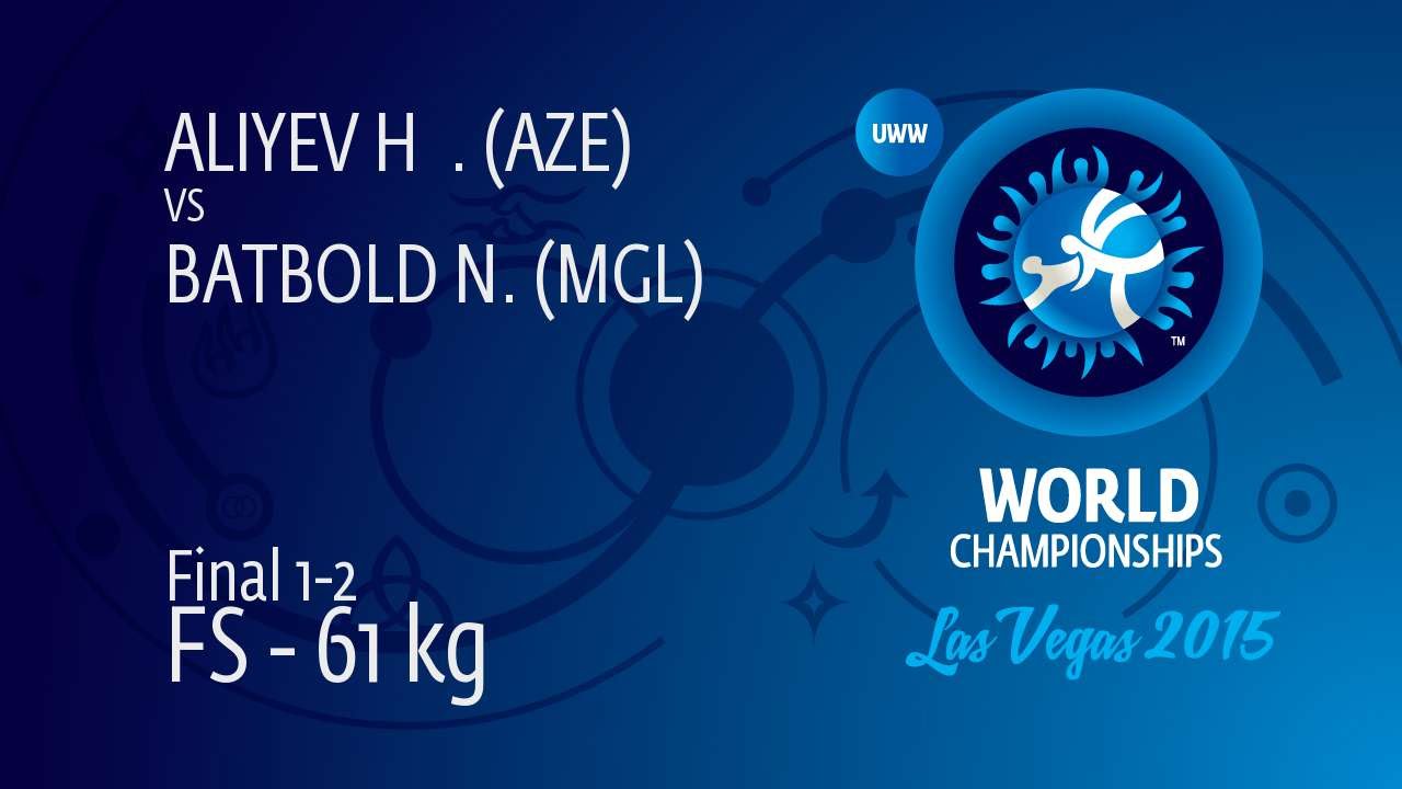GOLD FS - 61 kg: H. ALIYEV (AZE) df. N. BATBOLD (MGL) by TF, 10-0