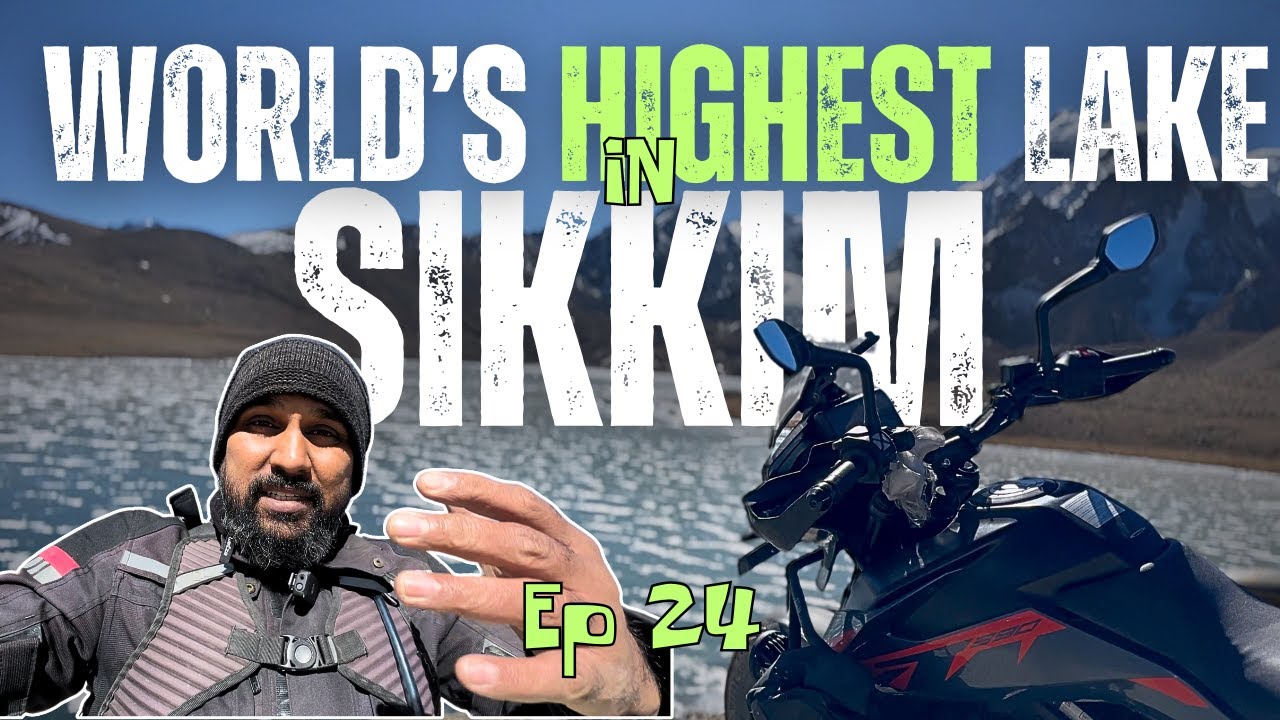 A Lake I'll Never Forget - Gurudongmar Lake in Sikkim| Mumbai to Northeast Ride | EP 24