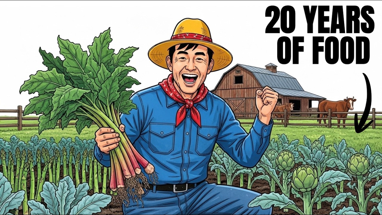 17 Perennial Vegetables You Must Plant Once to Feed Your Family for 20 Years