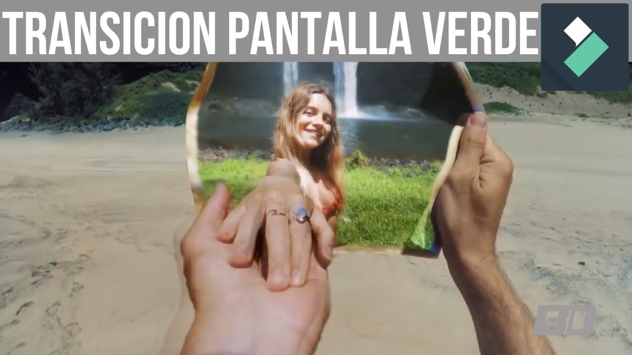 La transicion mas FACIL Y EPICA de Filmora 11 / Pantalla Verde
