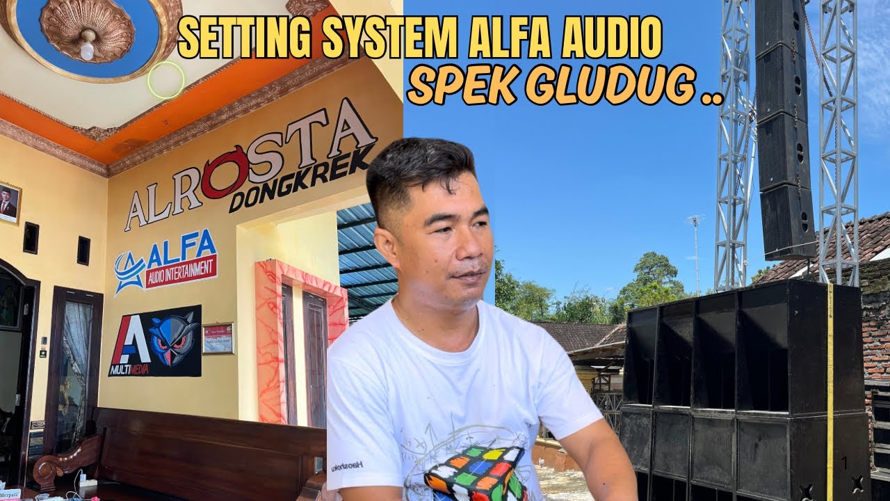 Cek sound amunisi baru di bascamp Alfa audio spek gluduk #sound #musik 