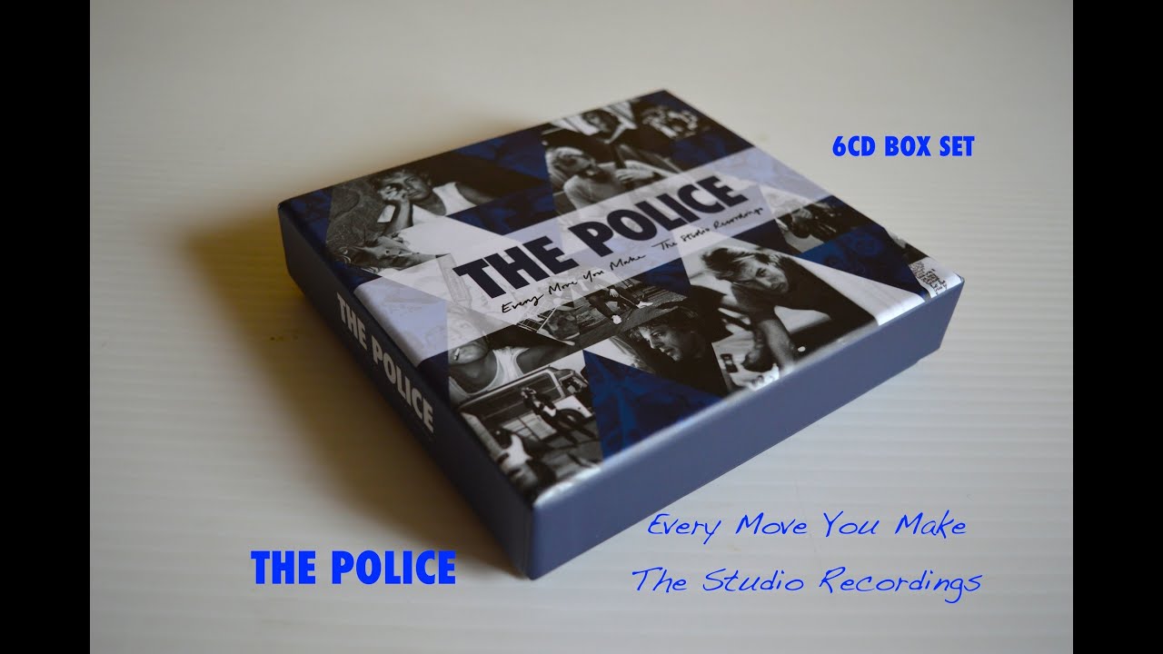 THE POLICE : STUDIO RECORDINGS 6 CD BOX SET