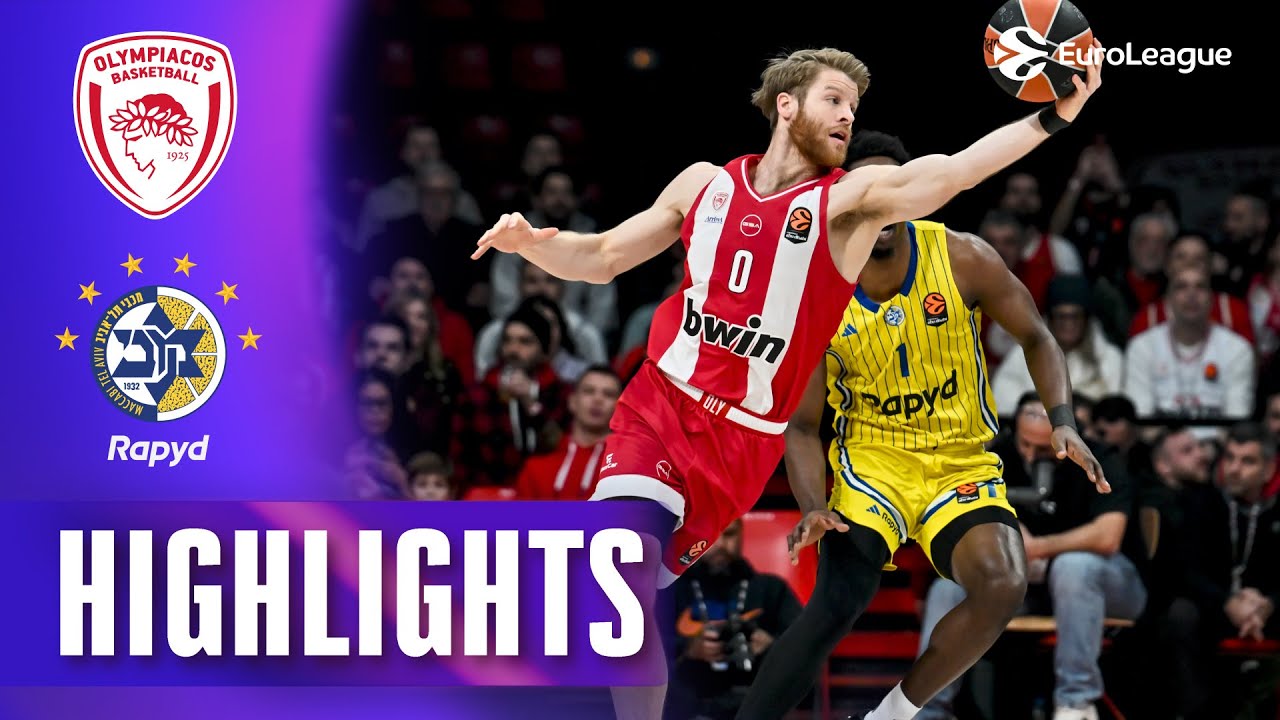 Sensational VEZENKOV 28-POINT night | Olympiacos - Maccabi | R23 BASKETBALL HIGHLIGHTS 2025-26